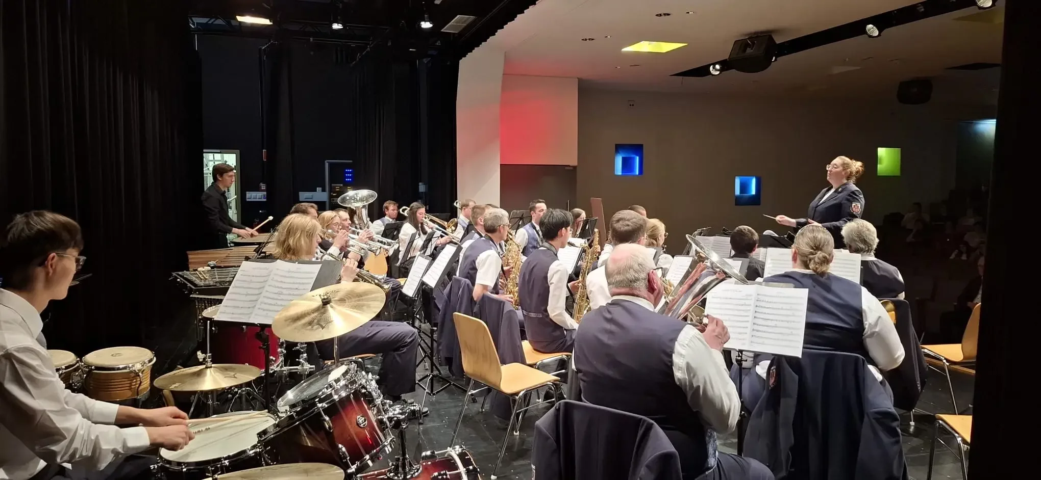 D'Harmonie "L'Echo de l'Alzette" beim Konzert